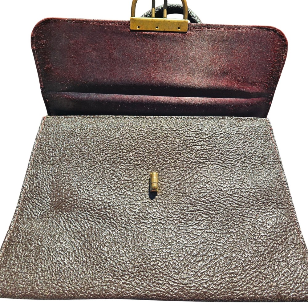 Brown hand bag vintage - Picture 6 of 9